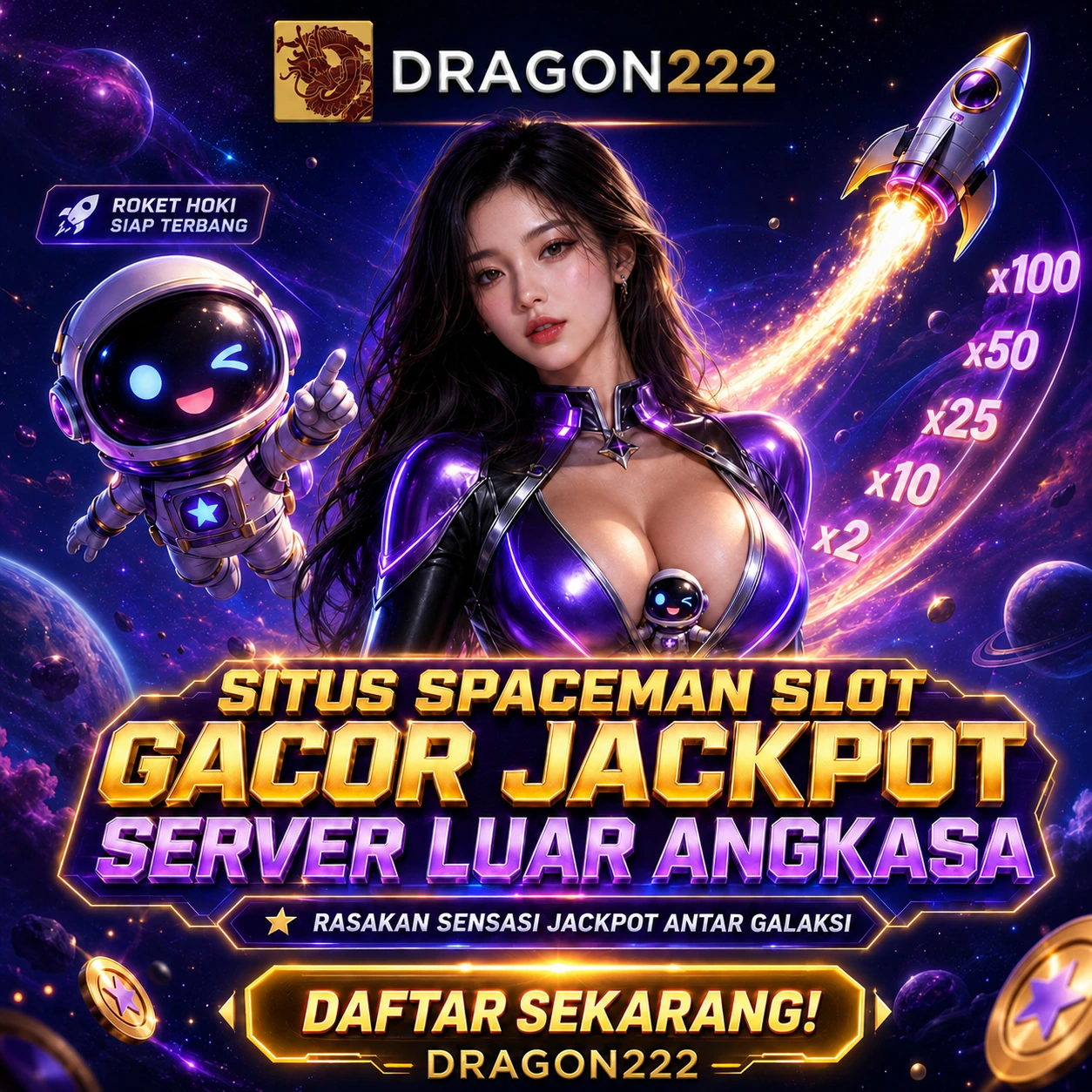 Spaceman [DRAGON222] Situs Roket Slot Gacor Jackpot Server Luar Angkasa